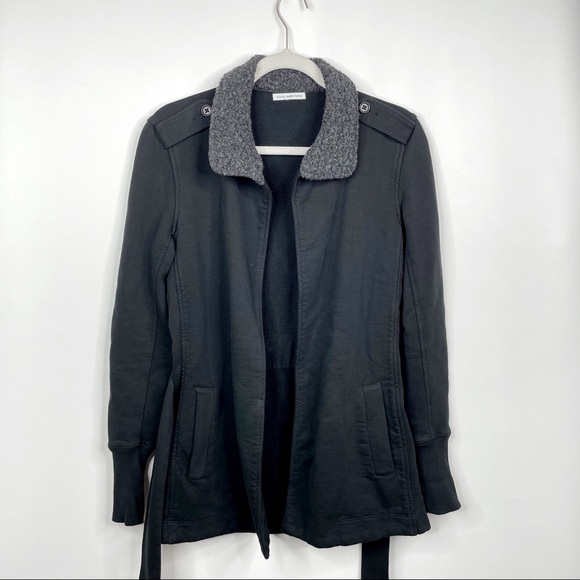 James Perse Surplus Wrap Jacket Black Size 1 Small - Picture 6 of 14